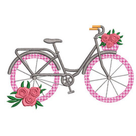 Matriz de bordado Bicicleta