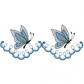 Matriz de bordado Barrinha Borboleta