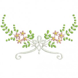 Matriz de bordado Raminho de Floral