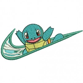 Matriz de bordado Pokmon Zenigame/Squirtle Nike