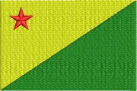Matriz de bordado Bandeira Acre