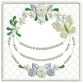 Matriz de bordado Arco Moldura