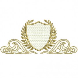 Matriz de bordado Moldura Braso