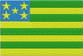 Matriz de bordado Bandeira Gois