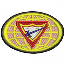 Matriz de bordado Simbolo Globo Desbravadores