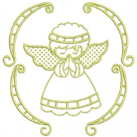 Matriz de bordado Anjinho