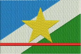Matriz de bordado Bandeira Roraima