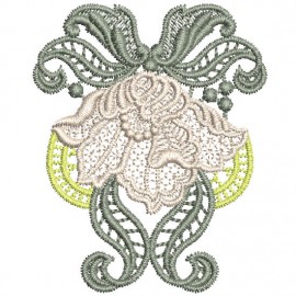 Matriz de bordado Flores 05