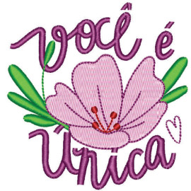 Matriz de bordado Voc� � �nica
