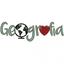 Matriz de bordado Geografia