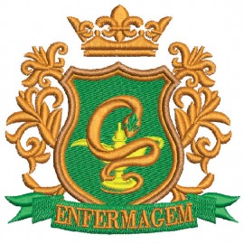 Matriz de bordado Braso Enfermagem