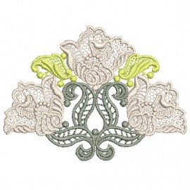 Matriz de bordado Flores 