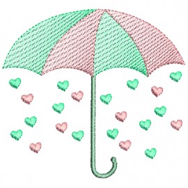 Matriz de bordado Guarda-chuva