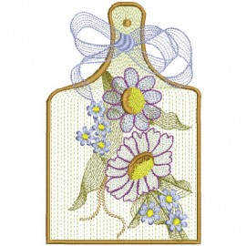 Matriz de bordado Tbua com Laos e Flores 06