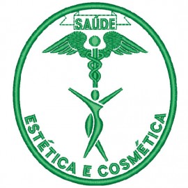 Matriz de bordado Esttica e Cosmtica Logo