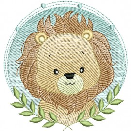 Matriz de bordado Leo Moldura